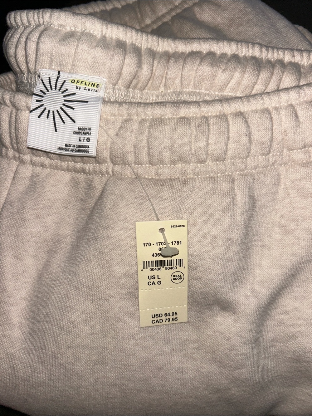 OFFLINE by Aerie Cloud Fleece Baggy Jogger - Picture 6 of 7